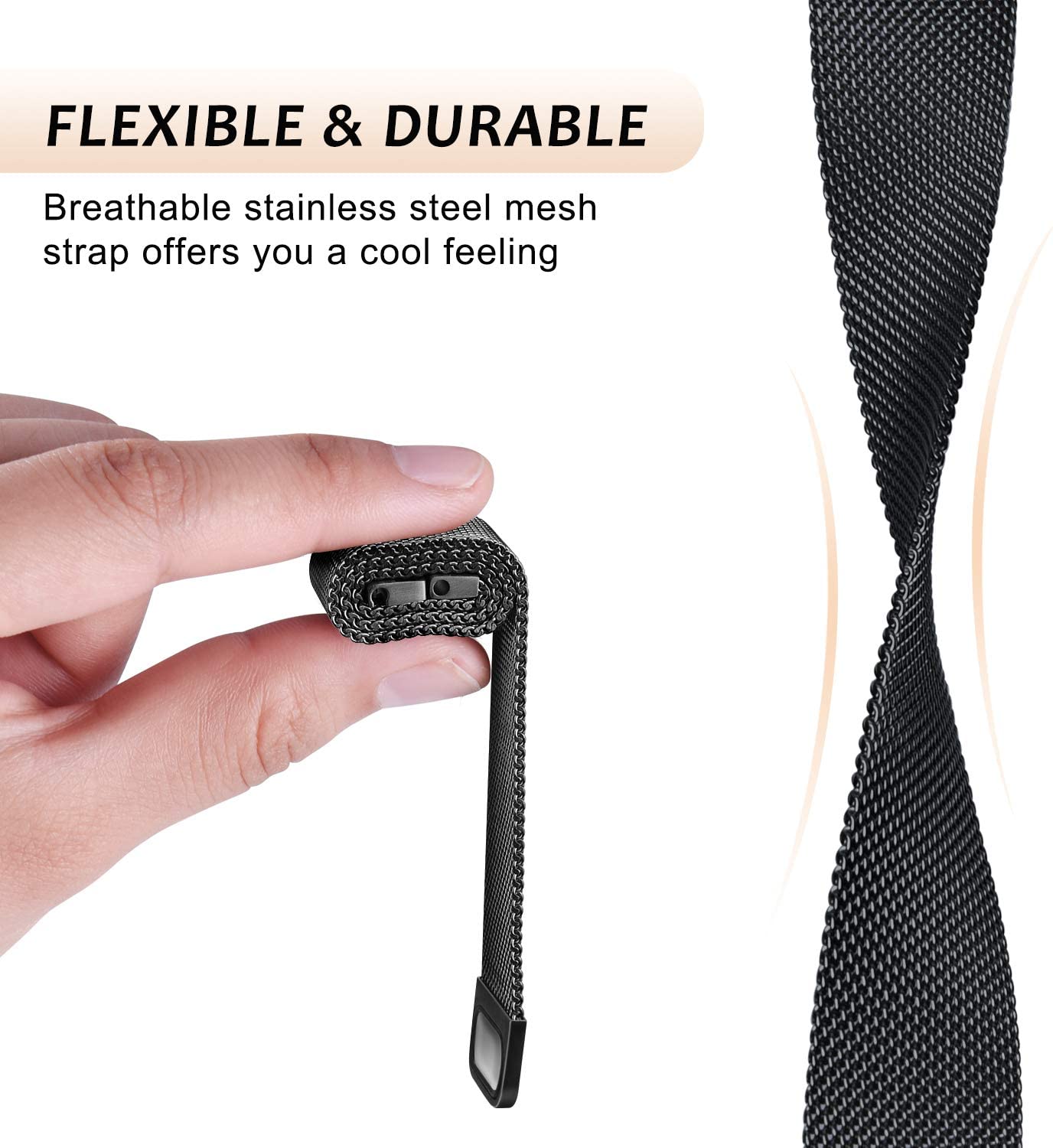 Milanese Loop strap for Fitbit - Milanese Loop Magnetic recensie en prijs